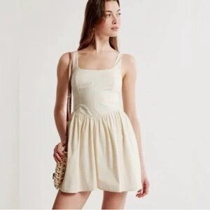 Abercrombie & Fitch Corset Drop Waist Skort